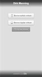 Mobile Screenshot of dirkmanning.com